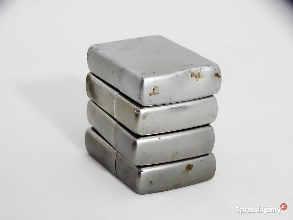 Zapalniczki benzynowe Zippo używane x 4 Biłgoraj