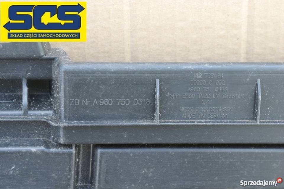 MERCEDES ACTROS MP4 GRILL MASKA ATRAPA Bieleń