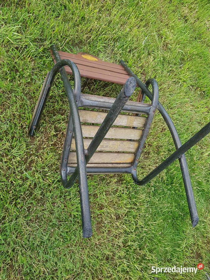 Krzesło krzesła fotel metalowe rurka z Głogowa
