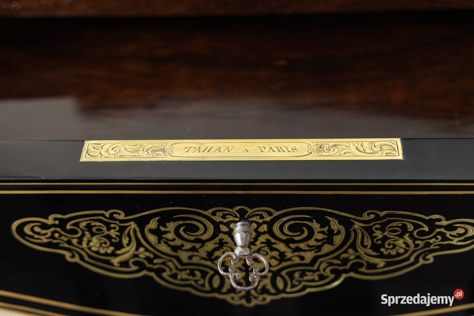 Stolik Tahan Napoleon III Ludwik XV sygnowany Swarzędz