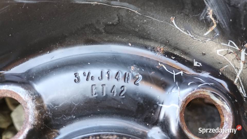 Koło dojazdowe 14 volkswagen 4x100 Poznań