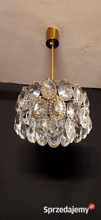 Żyrandol kryształowy Kinkeldey lata 60 Oświetlenie sprzedam
