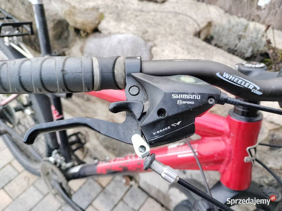 Czerwono czarny rower górski wheeler pro 19 sprzedam