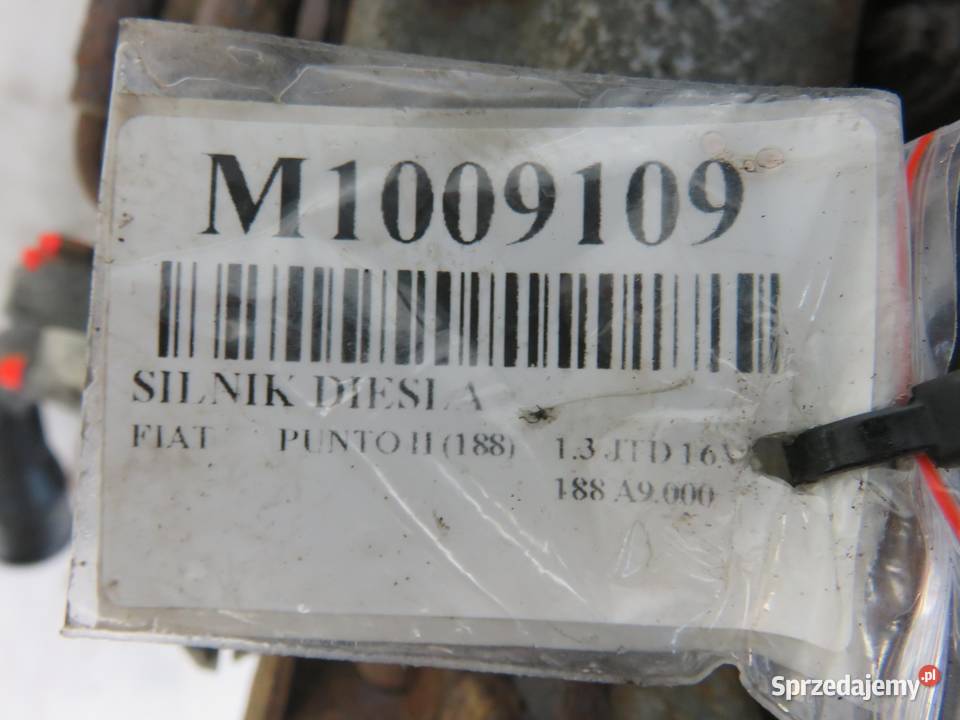 SILNIK FIAT PUNTO II 13 JTD 16V 188A9000