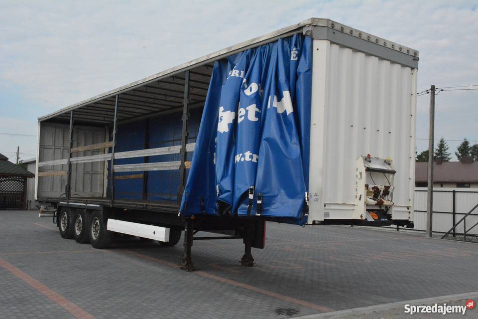 Naczepa KRONE firanka 2008r multilock osie SAF