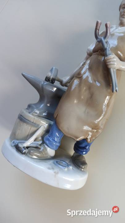 Figurka kowala Niemiecka figurka wyprodukowana w Gdańsk