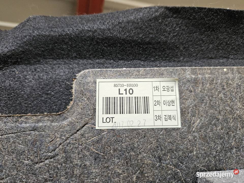 KIA RIO IV WYKŁADZINA PODŁOGA KOMPLET OE Warszawa sprzedam