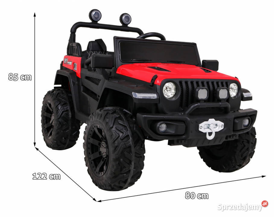 DUŻE auto terenowe 4x4 Master Of Terrain 12V Pojazdy elektryczne i spalinowe Kraków