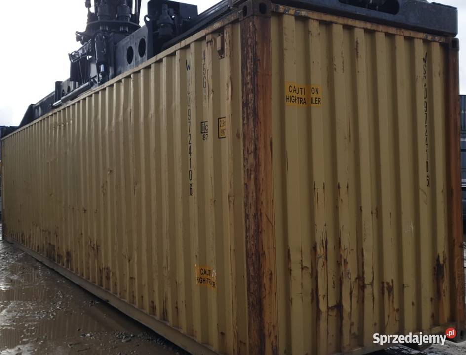 Kontenery morskie magazynowe 40 HC Używane Banino