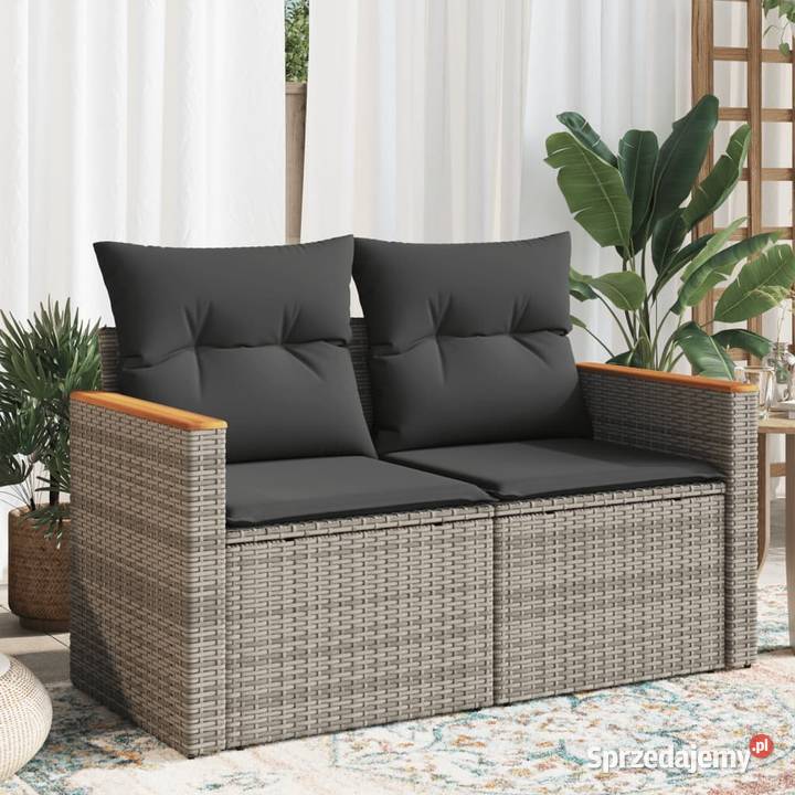 vidaXL Sofa ogrodowa z poduszkami 2osobowa Warszawa sprzedam