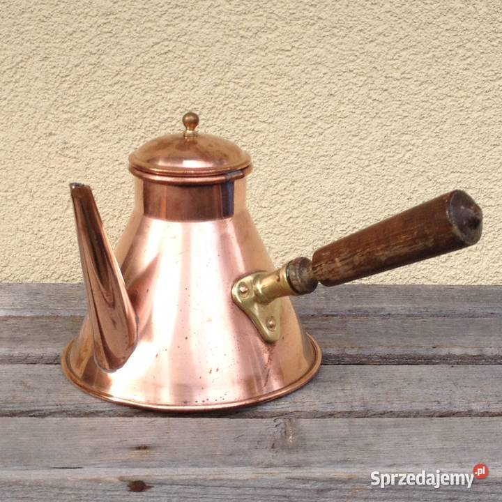 Miedziany tygielek do parzenia kawy poj 075 Warszawa sprzedam