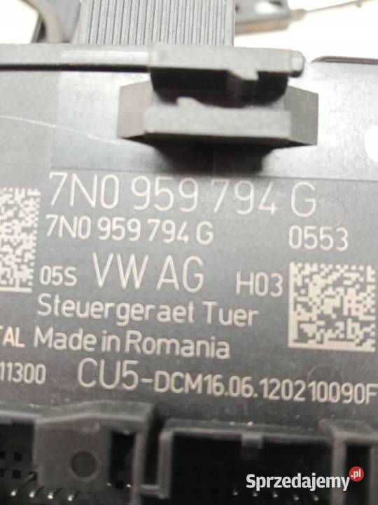 MODUŁ DRZWI LEWY TYŁ 7N0959794G Volkswagen Komputery
