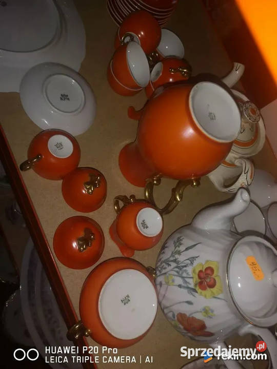 Dzbanek mlecznik cukiernica KPM Gdańsk