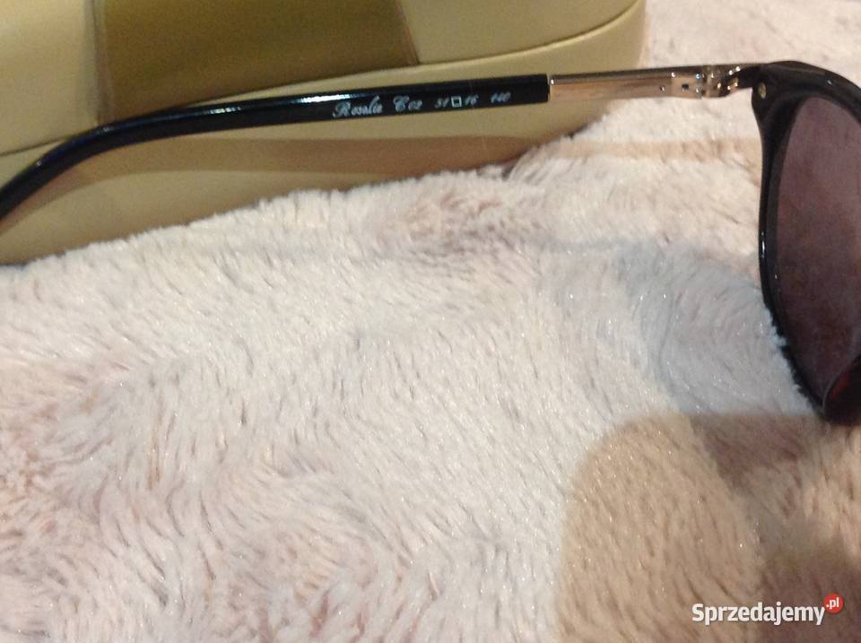 Okulary Przeciwsłoneczne Czarne Damskie CARVEN Nowa Sól sprzedam