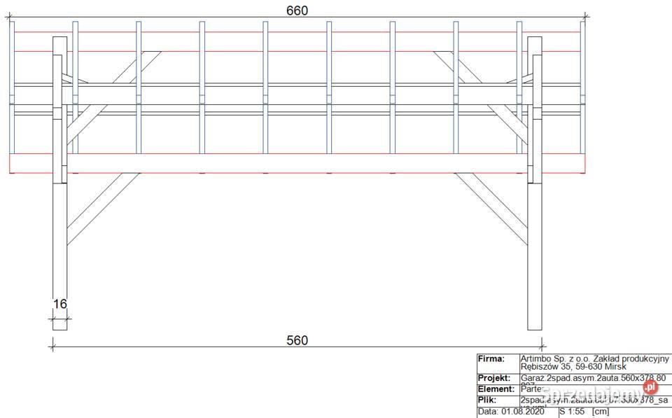 Garaż Drewniany Wiata Domek Altana Zadaszenie Rębiszów sprzedam
