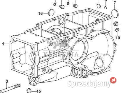 Deutz Fahr Agrokid 30 40 Obudowa Skrzyni Biegów Jastrzębniki