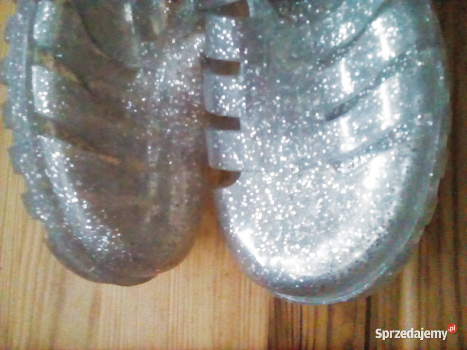 sandały Juju płaskie buty z brokatowej gumy made inna