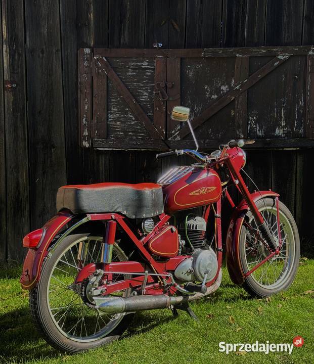 WSK 125 M06 1956 r RENOWACJI NISKI NUMER RAMY bordowy Lublin sprzedam