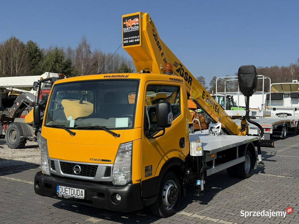 Nissan Cabstar Podnośnik Koszowy 20m GSR E200 świętokrzyskie Widełki
