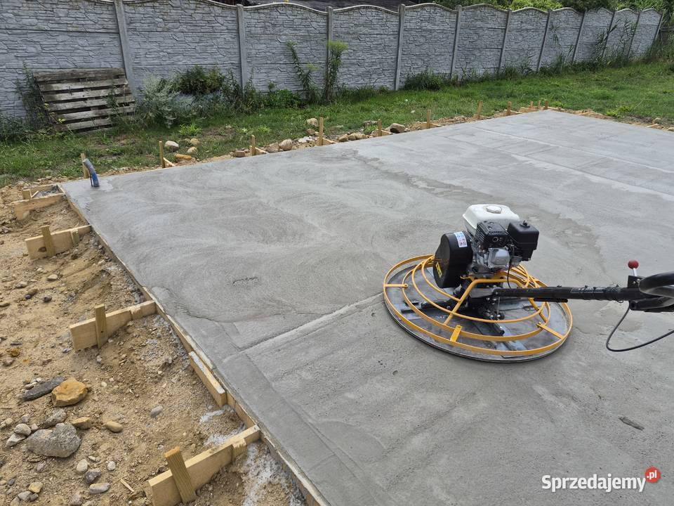 Wynajem zacieraczki talerzowej do betonu silnik zachodniopomorskie Myślibórz