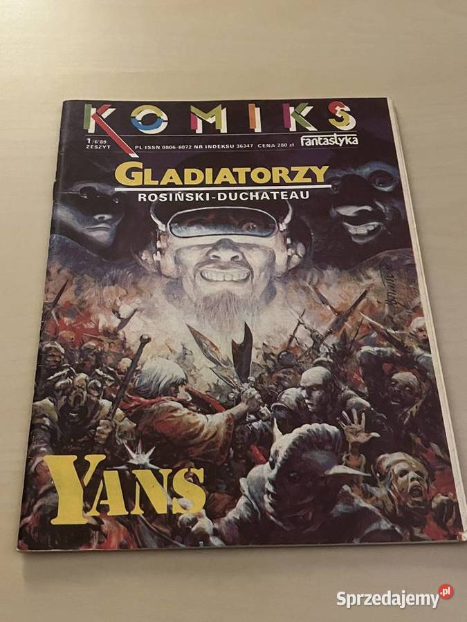 Komiks fantastyka zeszyt 16 1989 Gladiatorzy Sierosław