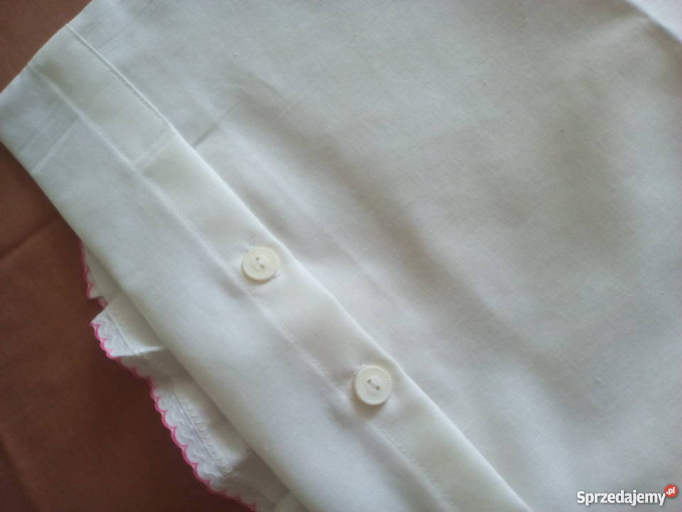 Ozdobne poszewki na jaśki powłoczki z falbankami