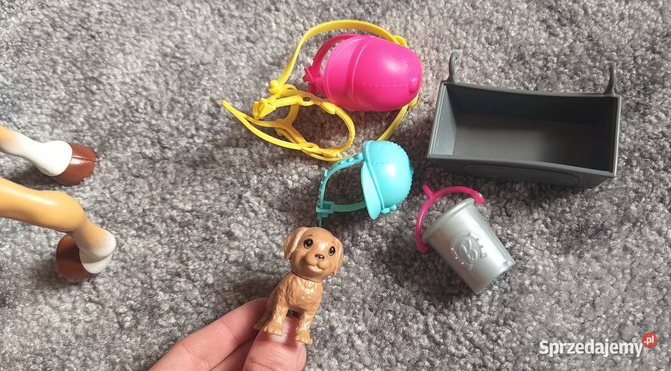 Barbie Konie szczeniak i akcesoria lubelskie Lublin sprzedam