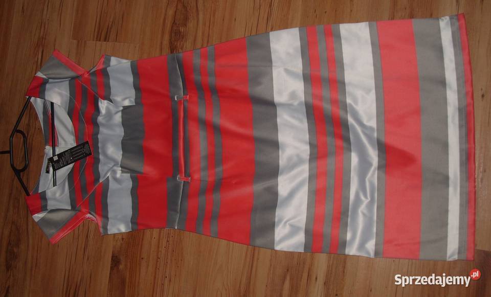 urocza elegancka sukienka FORTI pasek NOWA r4044 Rawicz