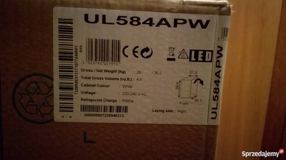 Lodówka podblatowa BEKO 584APW Poznań