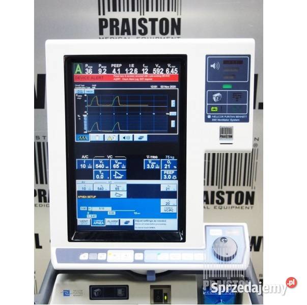 Respirator Wentylator PURITANBENNETT 840 Kat 06 wielkopolskie Leszno