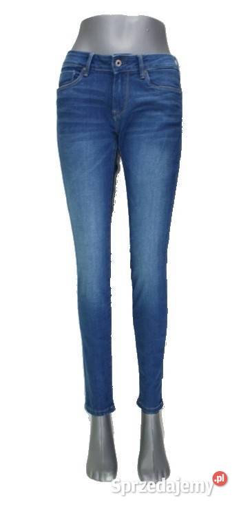 Damskie jeansy Pepe Jeans Soho Skinny Mid Waist Tarnowskie Góry