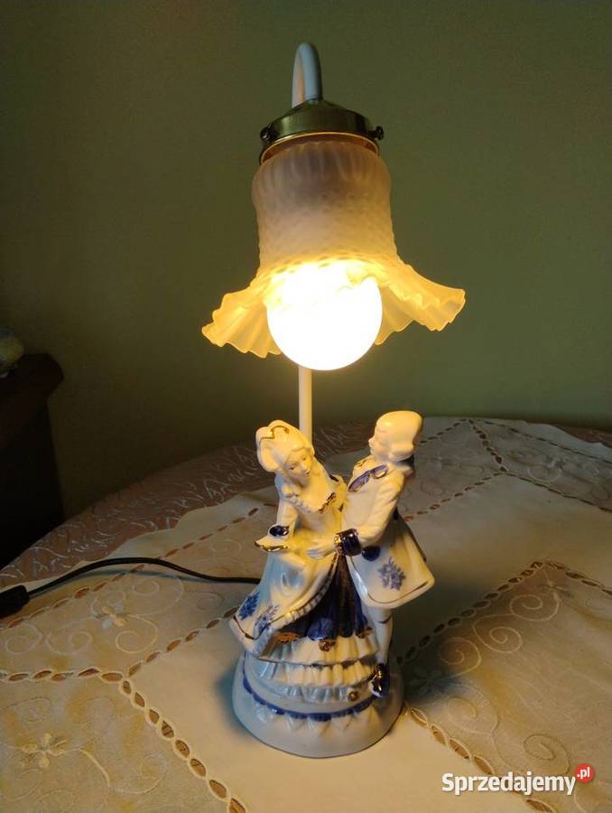 Lampka biurkowa porcelanowa Dom i Ogród Żory