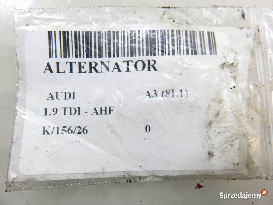 ALTERNATOR AUDI A3 8L 19 TDI 028903028E