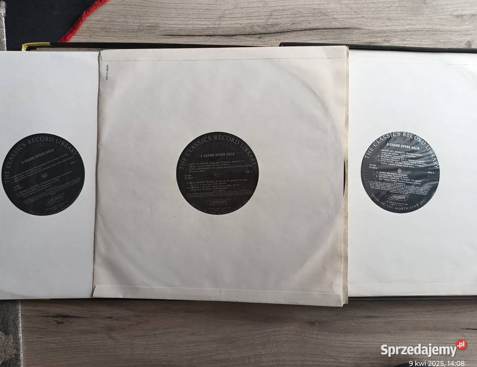 3 płytowy album winylowy A Grand Opera Gala