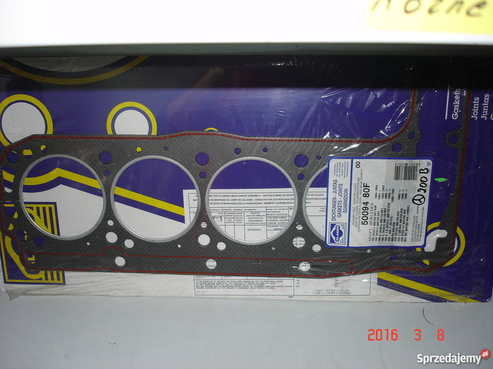 Uszczelka głowicy MERCEDESBENZ GL50094 Pyrzyce sprzedam