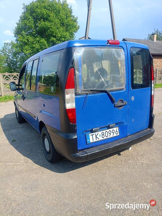Fiat Doblo 12 benzyna gaz Rok produkcji 2004 śląskie Tomiszowice