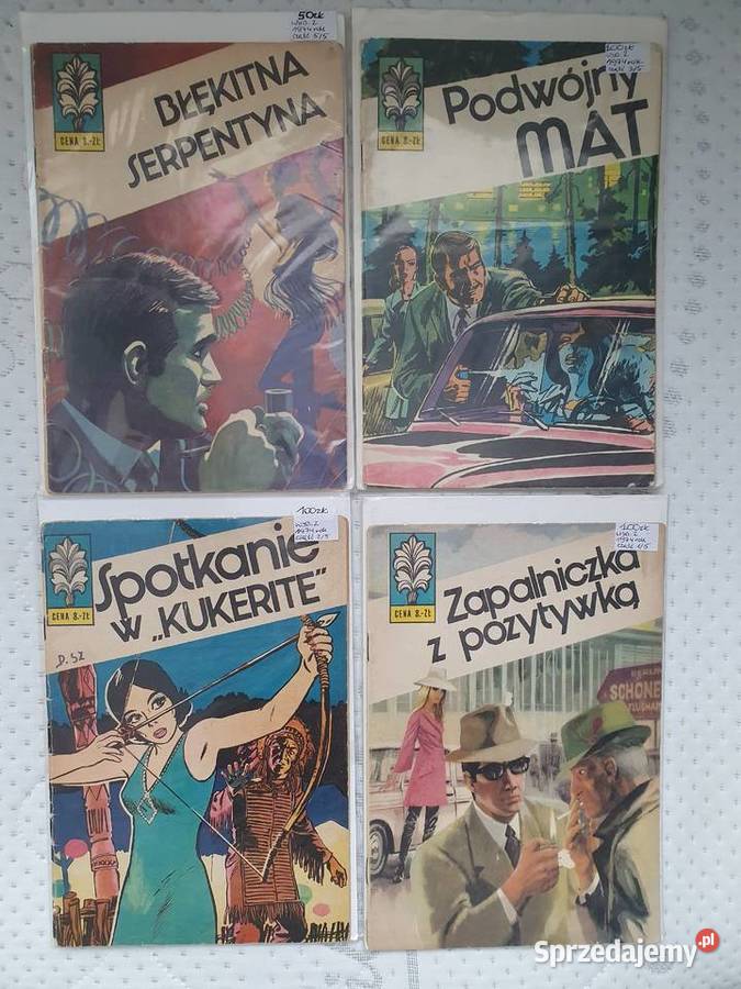 Kapitan Żbik zestaw 4 komiksów wydanie 2 lata