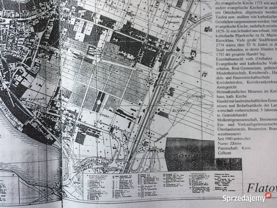 449 Niemiecki Plan Złotowa Szczecin