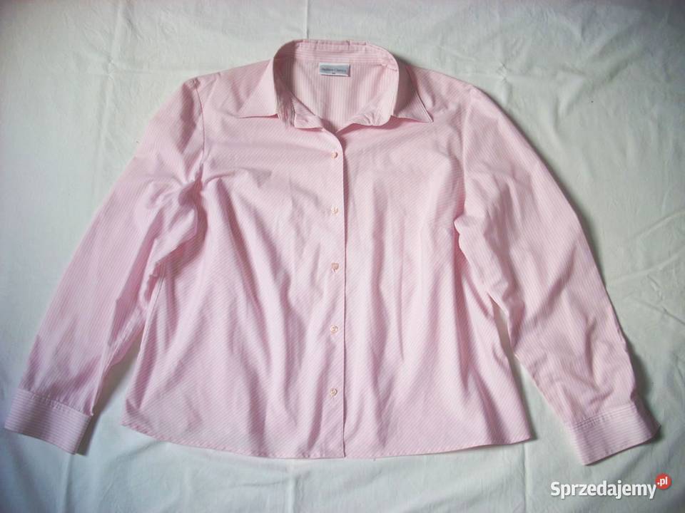 Super Koszula Pudrowa Paski 46 XXXL Rozmiar 46 Nowy Sącz sprzedam