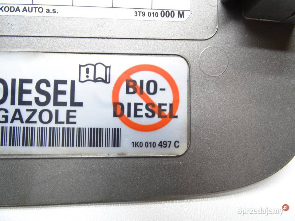 KLAPKA WLEWU PALIWA KOREK 1K0010497C SKODA sprzedam