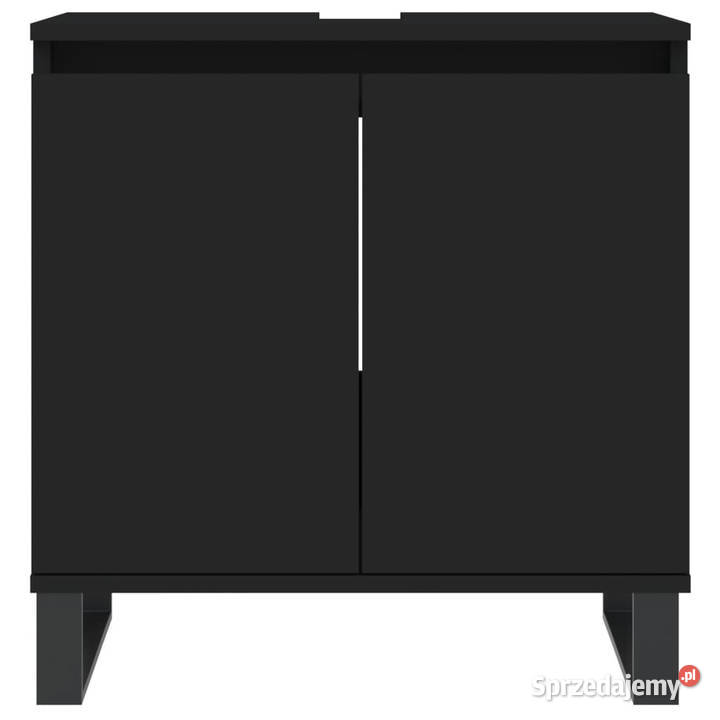 Szafka łazienkowa czarna 58x33x60 materiał mazowieckie Warszawa