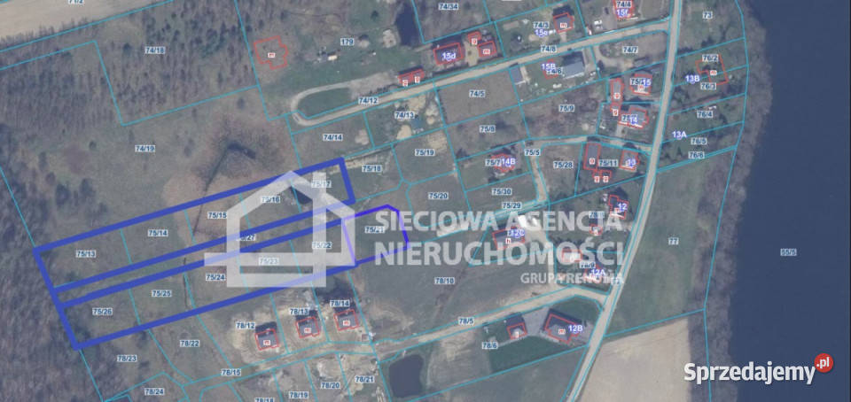 sprzedaży gruntu 880m2 Sitno pomorskie