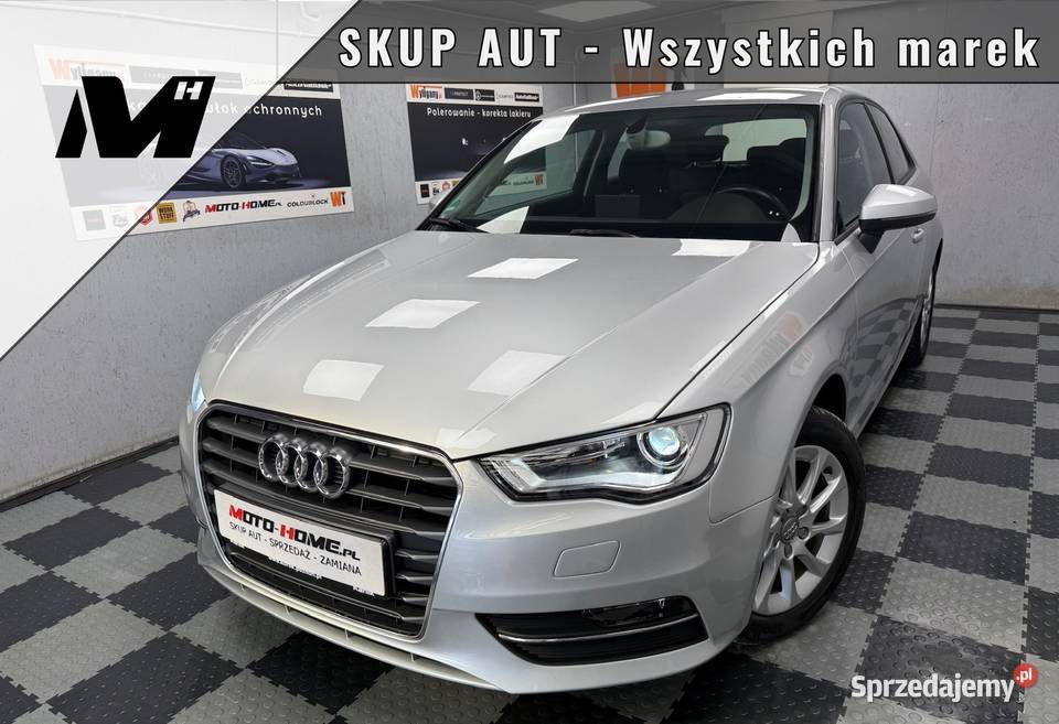 Audi A3 LED xenon alufelgi 3D ekran 16TDI 5L100 wielkopolskie Poznań