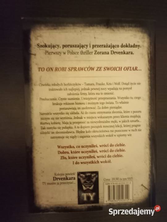 Zoran Drvenkar Sorry miękka Warszawa