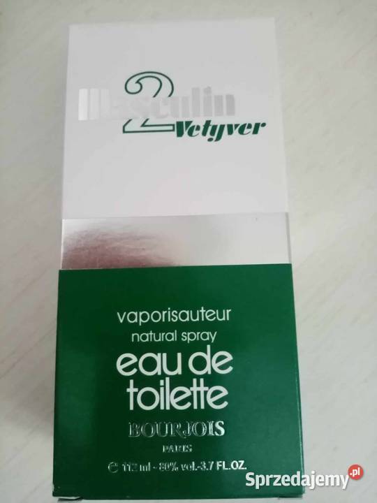 Masculin Vetyver Bourjois 112ml nowy Perfumy i wody pomorskie Pruszcz Gdański
