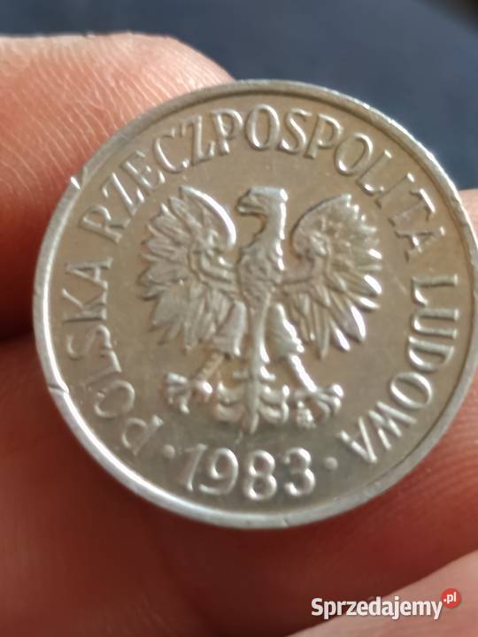 Sprzedam monetę 20 gr 1983 r lekka skrętka Chełm
