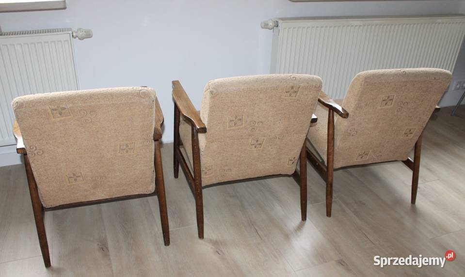 Fotel LISEK typ 300190 Midcentury modern PRL śląskie Gliwice