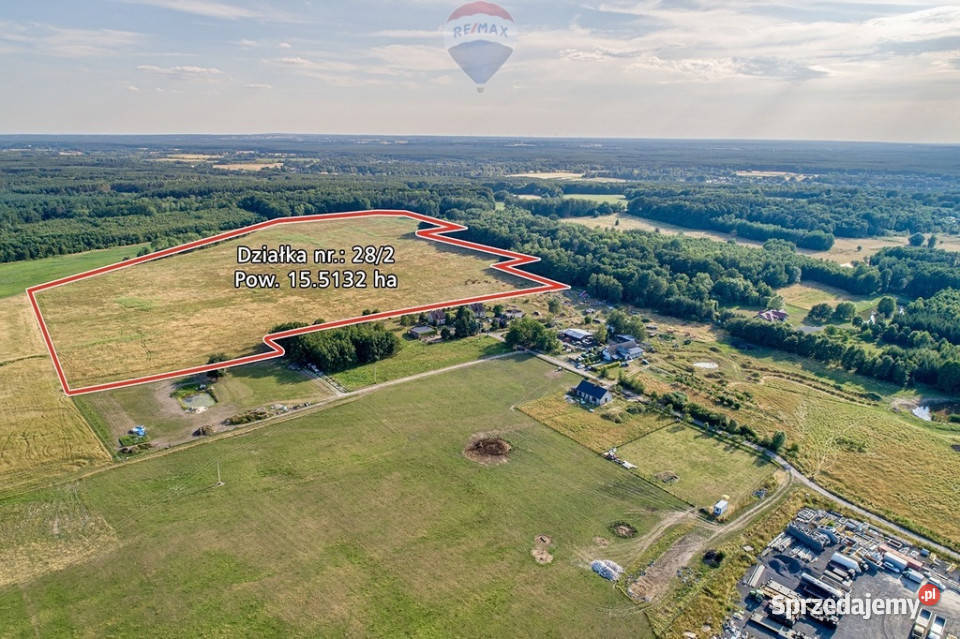 Duża działka rolna 155132 ha dopłaty Klępina