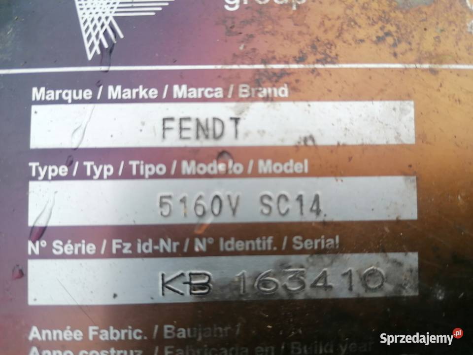 cześći prasy fend pozostałosc Leśnik