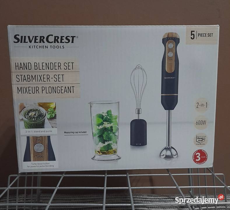 Nowy blender ręczny SilverCrest 600 W podkarpackie Jarosław